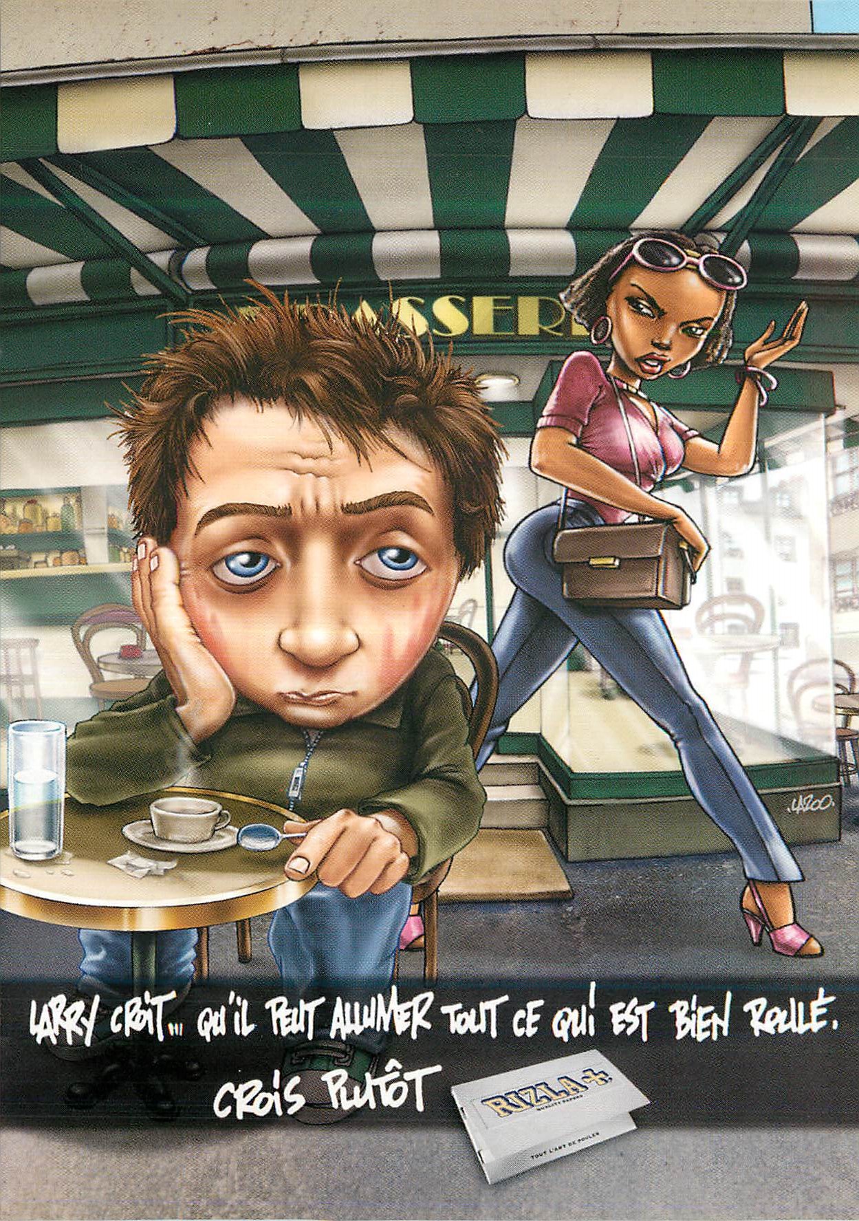CPM Larry Croit qu il peut allumer tout ce qui est bien roule Crois Plutot Rizla 